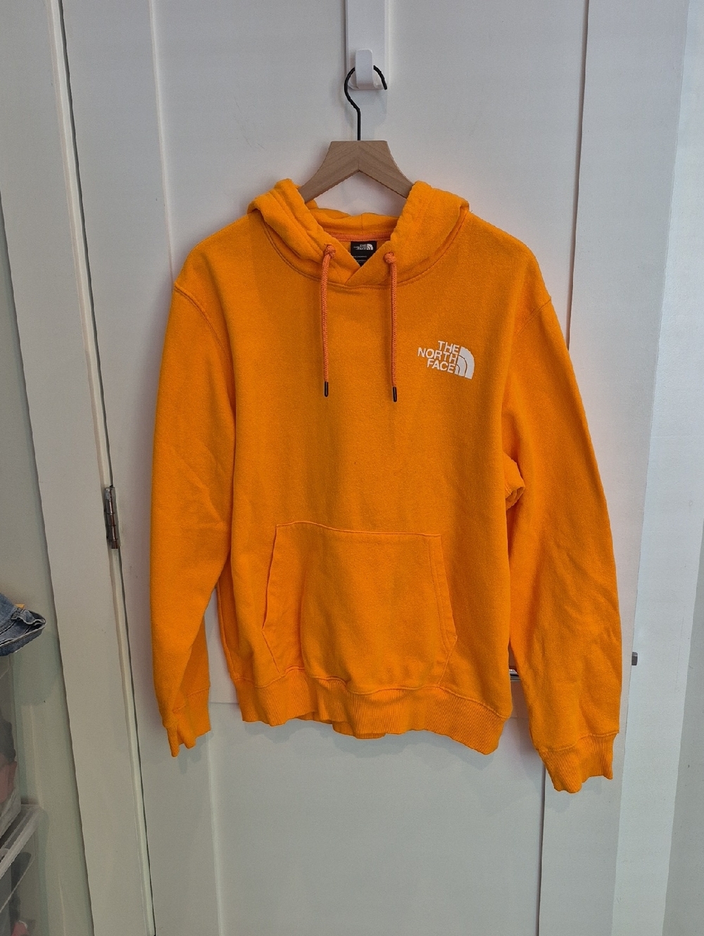 The North Face Men's Bright Orange Pullover Hoodie